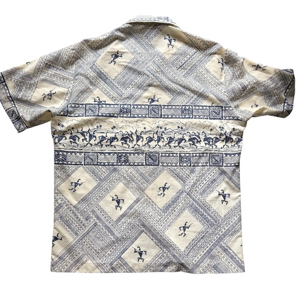 Vintage Tribal Hawaiian Shirt Men’s XL Festival Aloha Surf Retro - Picture 2 of 5